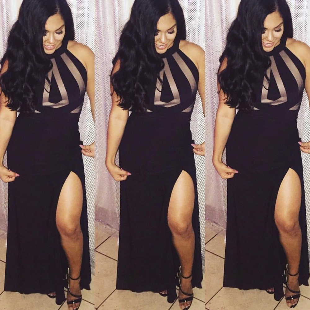 Sexy long evening gown